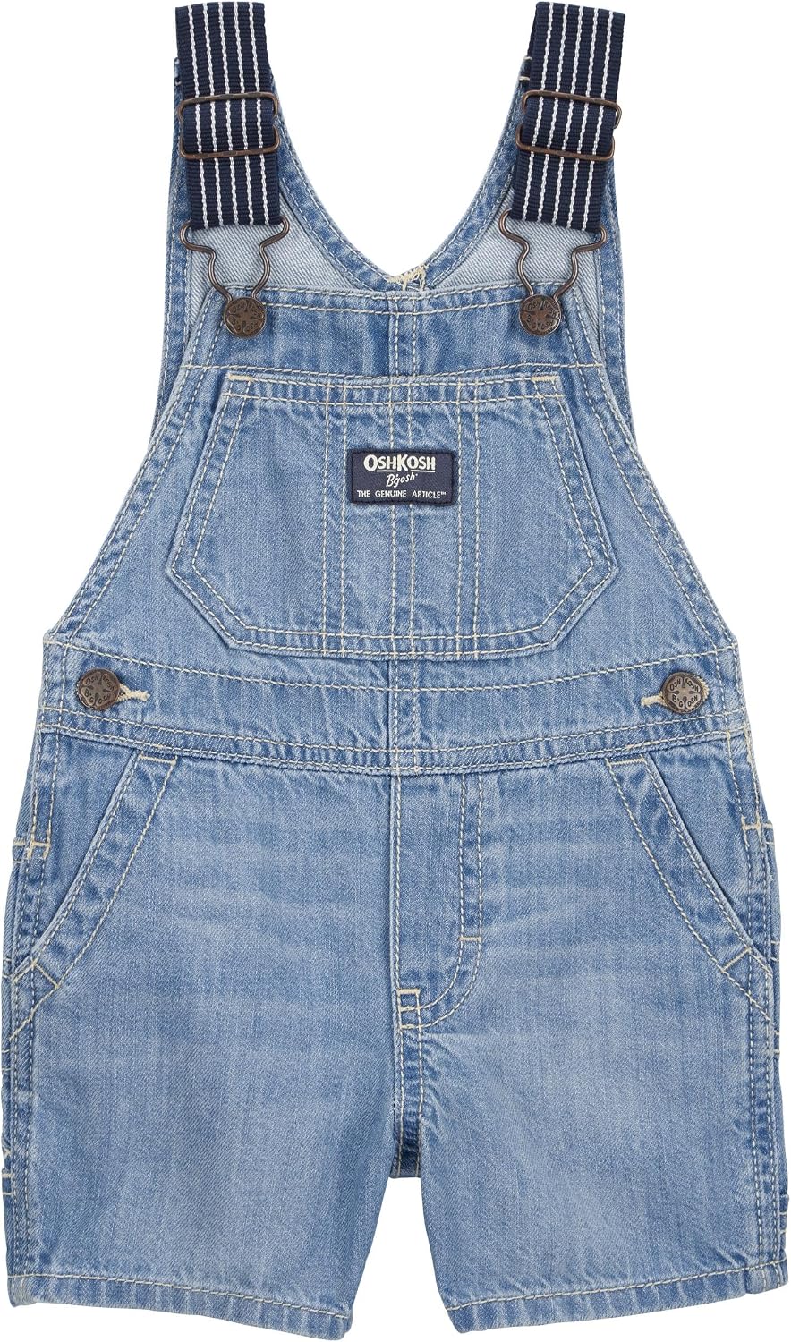 OshKosh B'Gosh Boys Short Sleeve Woven Buttonfront Shirt, Green, 4